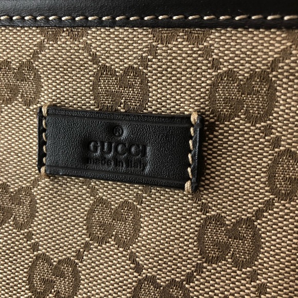 ⭐️🆕[Gucci] Vintage Logo Canvas/ leather Bag - Picture 7 of 8